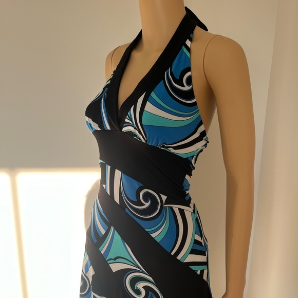 Le Belle 2000’s Patterned Dress - Picture 2 of 5